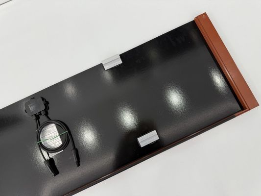 120W BIPV 태양 전지 패널 건물 최적의 운영 전압 9.62V 및 최대 -0.26%의 전력 온도 계수