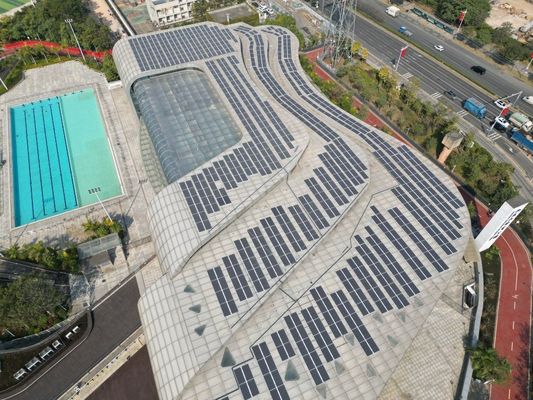 가벼운 반 부드러운 유연성 BIPV 태양 전지 모듈 건축 또는 농업용 오픈 서킷 전압 53.03V