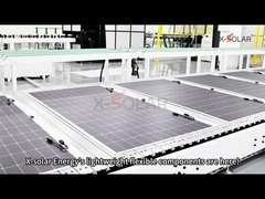 농업 쉐드 태양 에너지 지붕 패널 최적의 운영 전류 13.13A