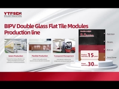 3인1 플렉시블 태양광 패널 생산 라인 조정 가능한 스트링 간격 2mm - 6mm