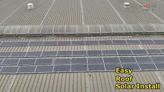 12초 안에 유연한 태양광 패널을 설치하는 방법